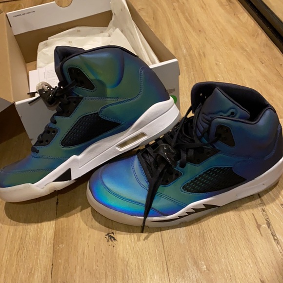 Air Jordan 5 Retro Oil Spill Grey main image 5